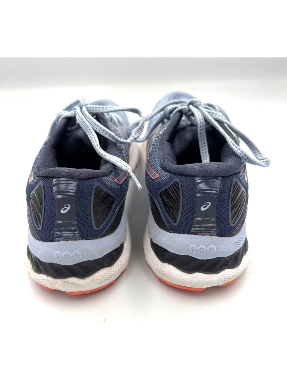 ASICS Gel Nimbus 23 Mist Blazing Coral Running Shoes Womens 7.5